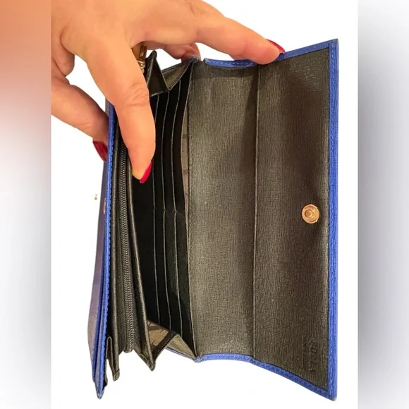Furla Royal Blue Women's Clutch